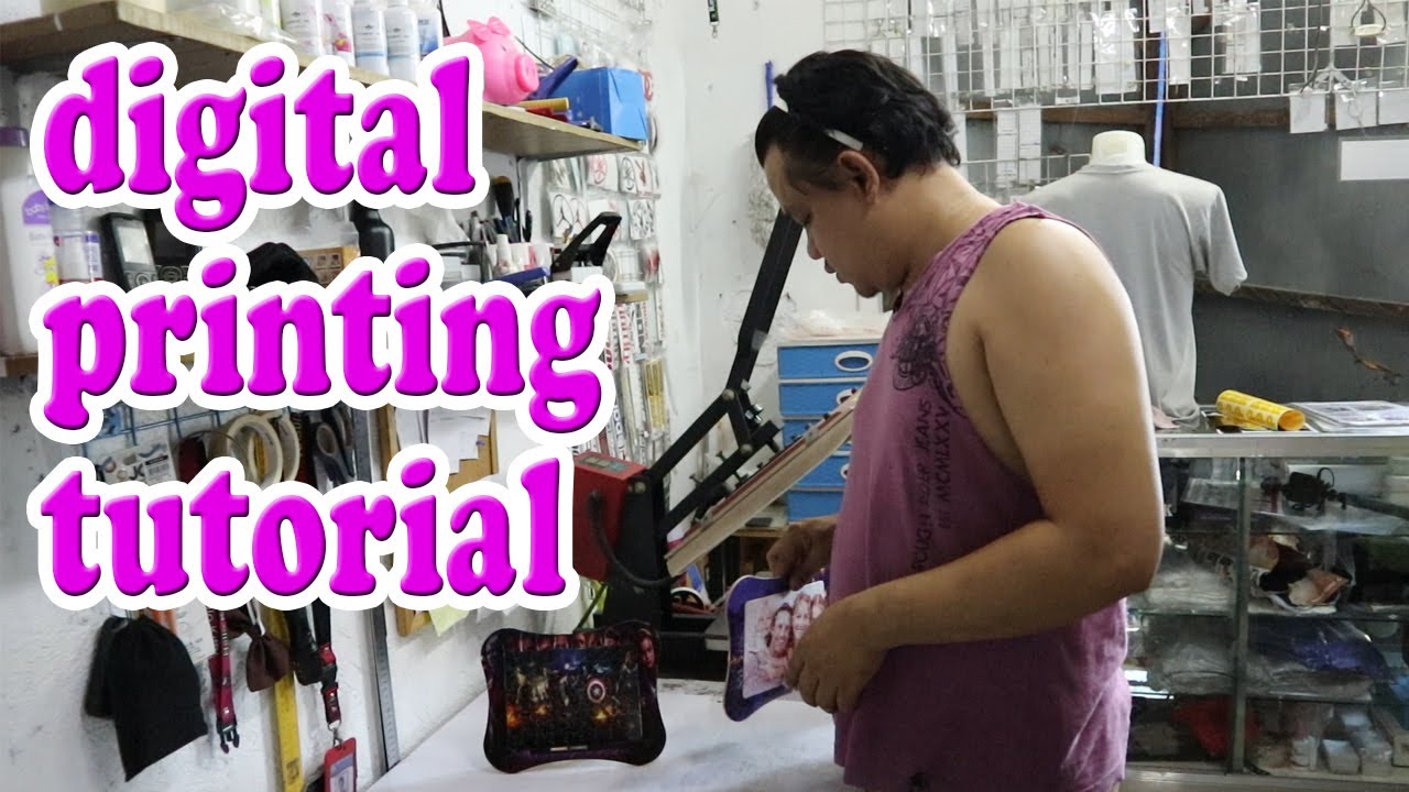 Digital Printing Tutorial ( How to Print on Jigzaw Puzzle, using sublimation Process)