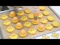 Chick Macarons, Cheese flavor 병아리 마카롱 만들기, 황치즈ㅣSUGAR BEAN
