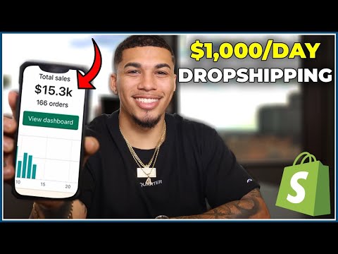 shopify ランディングページ New 2022 Easiest Way to Make a $1000 per Day - Shopify Dropshipping