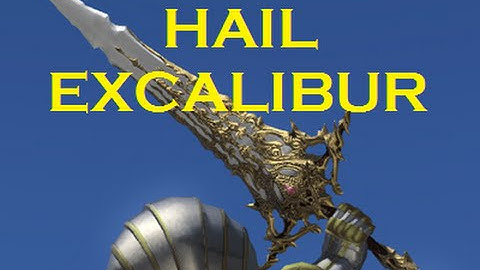 Final Fantasy XIV - Obtaining Excalibur - Final Fetch Quests and Cutscenes
