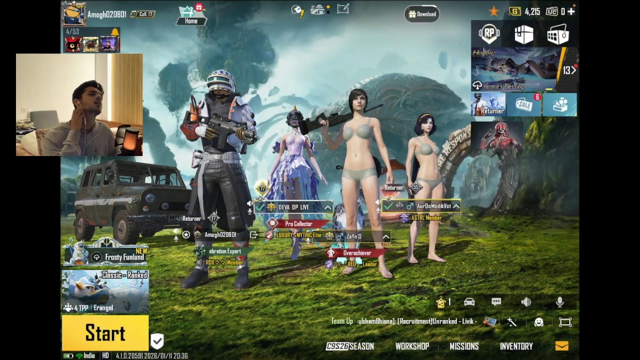 🔴LIVESTREAM- 379 - BGMI NOOB GAMEPLAY, (bored from ASPHALT)