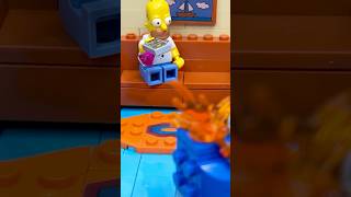 Simpsons Fortnite Powerful Crystal!!! #lego #fortnite #simpsons #stopmotion #comedy #laser