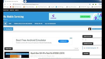 Mycell Alien SX4 VPro Flash File MT6580 LCD FIX 7.1