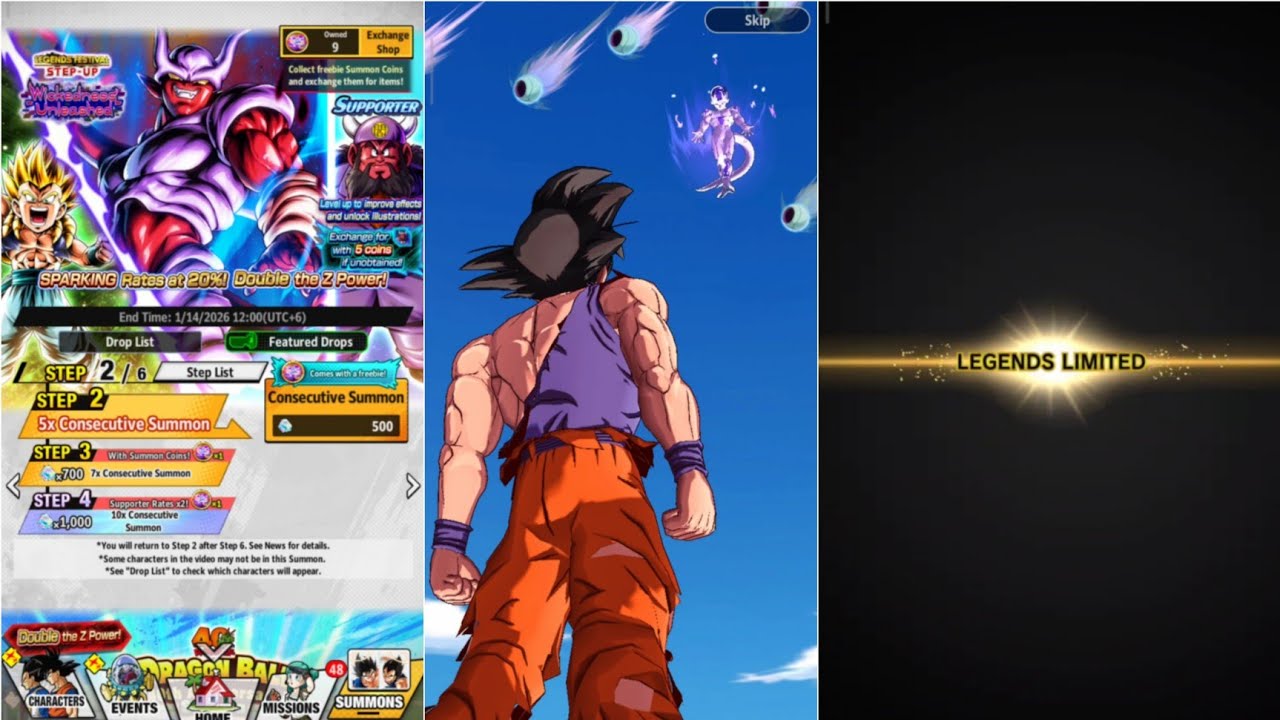 New Legends Limited Super Janemba Banner Summoning | Summon | Dragon Ball Legends 