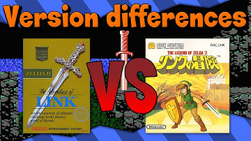 Version differences - Zelda 2: NES Vs FDS