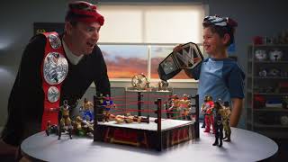 Wwe Action Figures, Rings, Les, And Masks 2018 Commercial Wwe Mattel Action