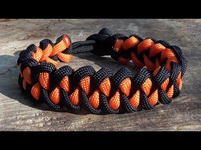 How To Tie A Shark Jaw Bone Paracord Bracelet Without Buckle 