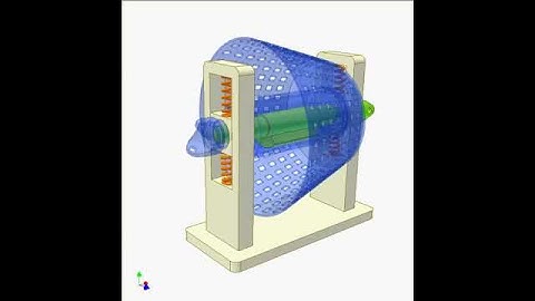 Mechanisms | Vibrating screen machine 1480p | Mechanical principles and design engineering