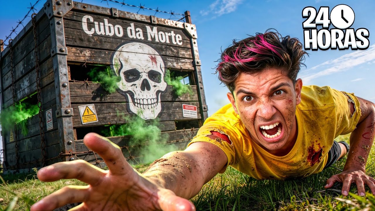SOBREVIVI NO CUBO DA MORTE POR 24 HORAS *Sai machucado ?