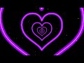 Changing colors led lights heart tunnel in 4K 💜💙💚💛❤️