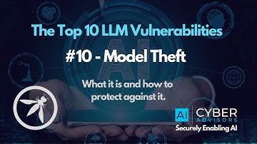 AI CyberTalk - The Top 10 LLM Vulnerabilities:  #10 Model Theft