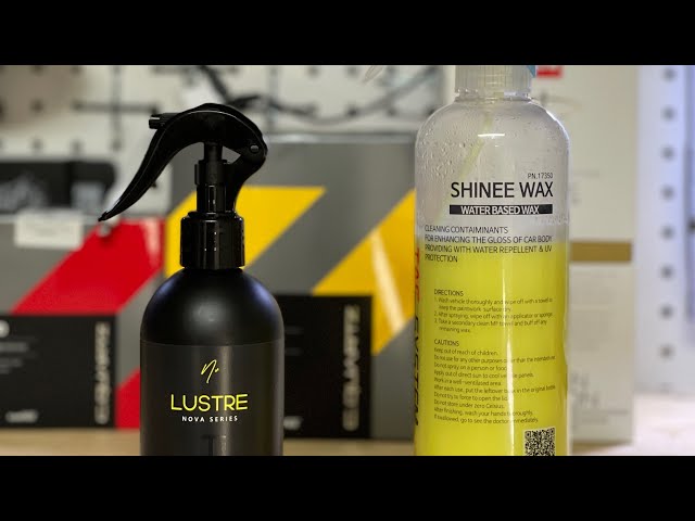 TAC System Shinee Wax vs NV Car Care Nova Lustre - Gloss monsters 