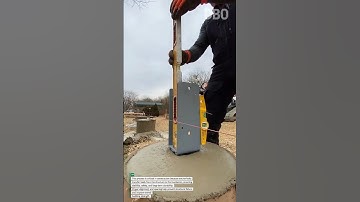 How Anchor Bolts Are Perfectly Set in Concrete Foundations