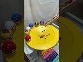 Oddly Satisfying Marble Run ASMR 🌈 Yellow Circles 🟡 Xylophone③