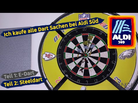 Ich kaufe alle Dart Sachen bei Aldi - Teil 2 - Test und Review - YouTube