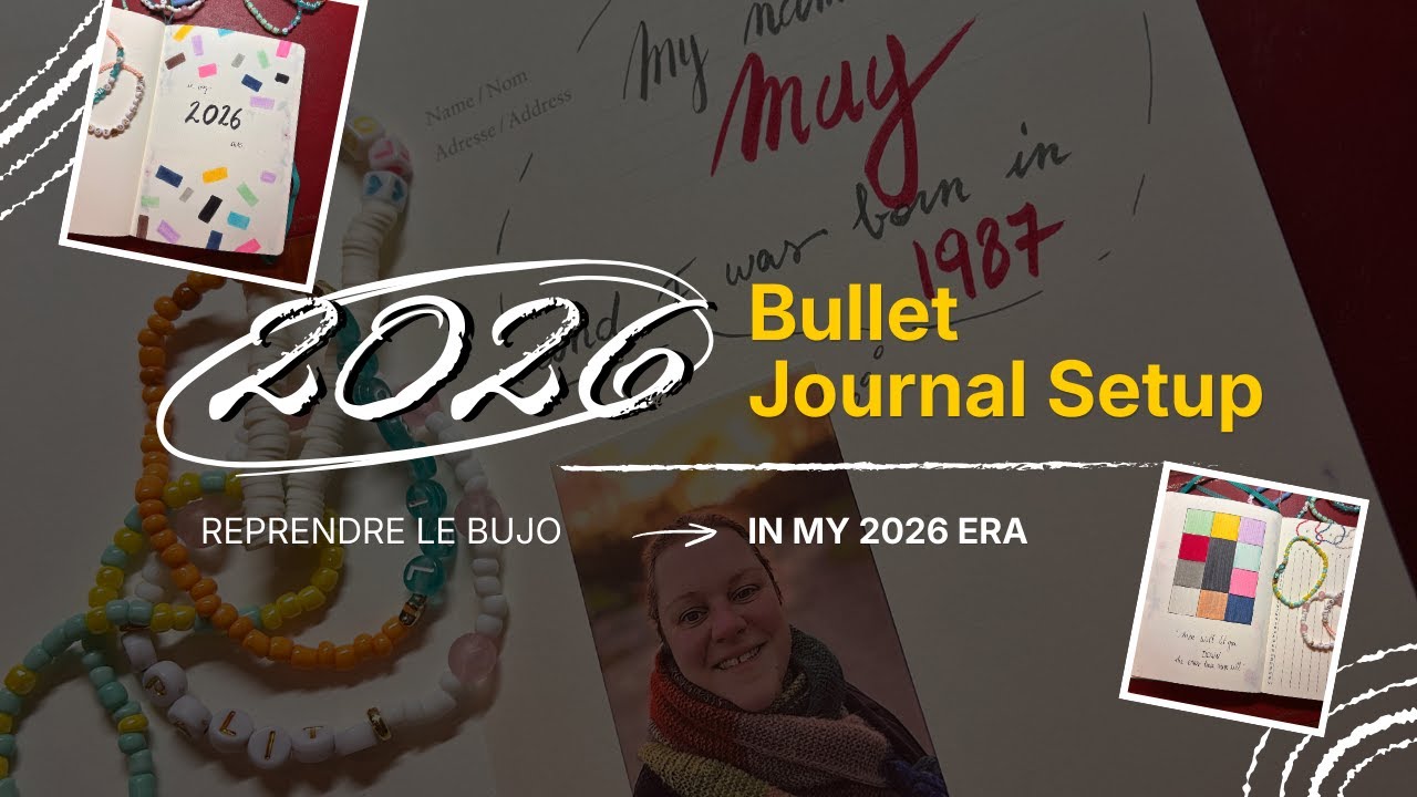 Eras Tour - Mise en place de 2026 dans mon bullet journal