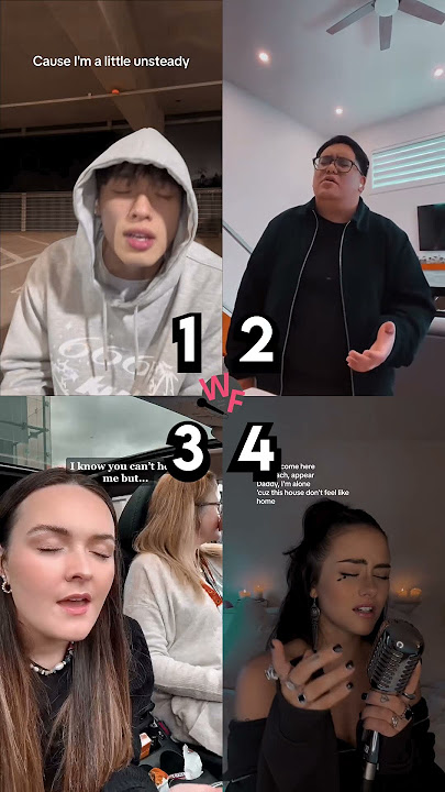 Which cover is the best ! PART 26 #unsteady #xambassadors #singing #cover #music #song #duet