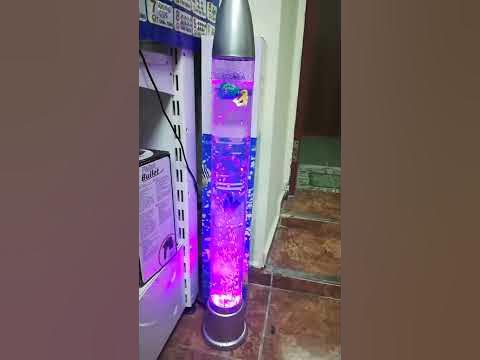 Лампа аквариум с рыбками. 80см #лампааквариум #лампаспузыриками # ...