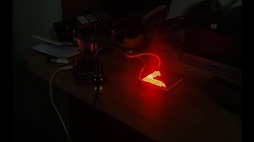 Bad Apple on 16x16 dot matrix display