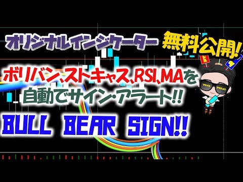 【無料配布】売られすぎ買われすぎを判断してくれるインジケーター「BullBearSign」