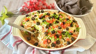 Easy And Delicious 8 Layer Bean Dip Recipe