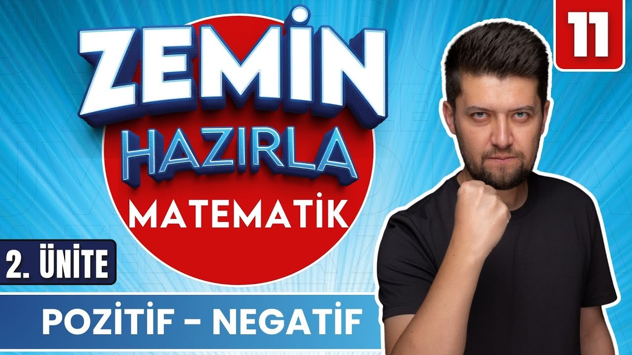 Pozitif negatif sayılar | Zemin hazırla matematik 12 günde | 4. gün