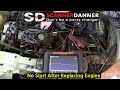 No Start From Stuck Closed Fuel Injectors (salvage yard engine swap)