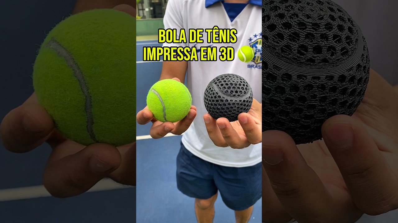 Será que funciona? 🎾 #impressão3d #3dprinting #cnc #rolandgarros #tennisplayer #tennis #rafaelnadal
