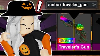 I Used Admin Command To Unbox In Mm2 Murder Mystery 2