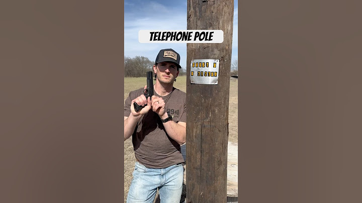 Telephone Pole vs. 50 Cal Sniper Rifle