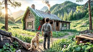 Abandoned as a Child — A Mountain Boy and His Dog Turn a Broken Mountain Cabin Into a Paradise.