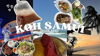 [Ep.1 Part 1/2] 1 Month in KOH SAMUI / 30-day Muay Thai Camp, Eating My Way Around Town [Dec 24] 🇹🇭