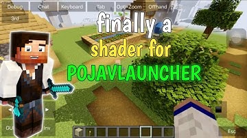 Finally Shaders For Pojavlauncher *Holy renderer || 100+ Fps