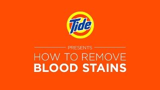 Tide Laundry Tips How To Remove Blood Stains With Tide Pods