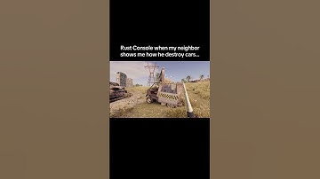 Rust Console when my neighbor shows me how he destroys cars…#shorts #rust #rustconsole