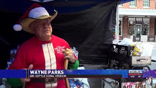 Preparations for Dickens Christmas Parade