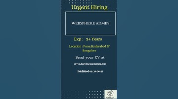 Websphere Admin #pune  #bengaluru  #hyderabad #webseries #web #admin #viral #vlogs #modi #india