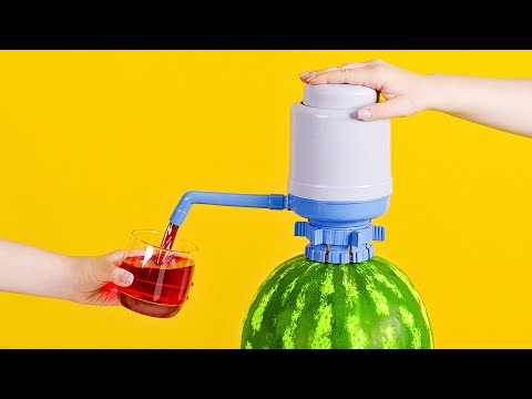 Come preparare un dispenser di succo di anguria