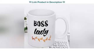 Hottest Funny Coffee Mug Boss Lady Coffee Tea Cup Novelty Gift for Women Boss Christmas Thanksgivin