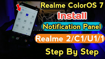 Realme "ColorOS 7" Install | Notification Panel In Realme 2/C1/U1/1 | Old Device Without Root| हिंदी