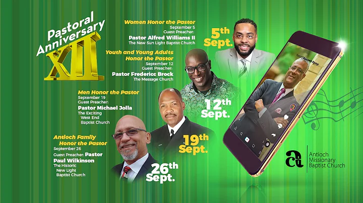 Antioch Missionary Baptist Church  Virtual Worship Service Sunday  September 19, 2021