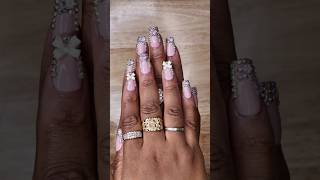 PRESS ON NAIL ROUTINE #pressonnails #pressons #pressonnailroutine #sheinpressonnails #sheinnails