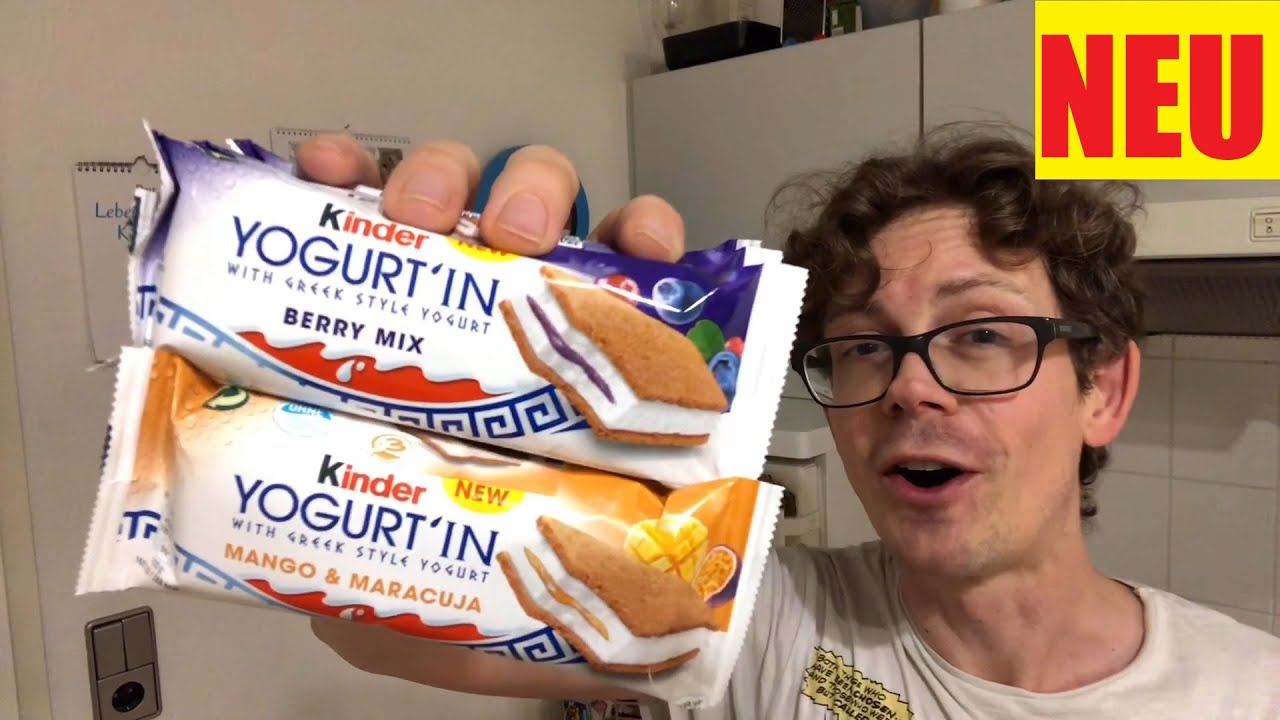 Kinder Yogurt'in Greek Style Neue Joghurt Schnitte im Test Berry Mix
