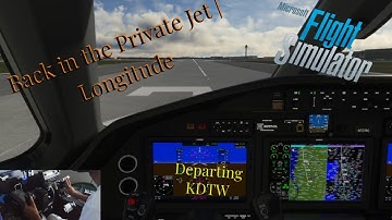 Cessna Longitude Ops | MSFS | Flight Control Cam