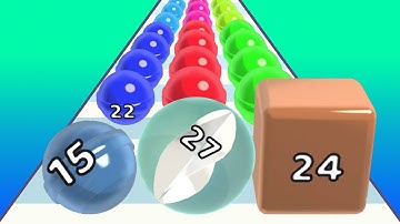 Marble Run 3D - Level Up Number Run Race Stack Master Max Level Freeplay