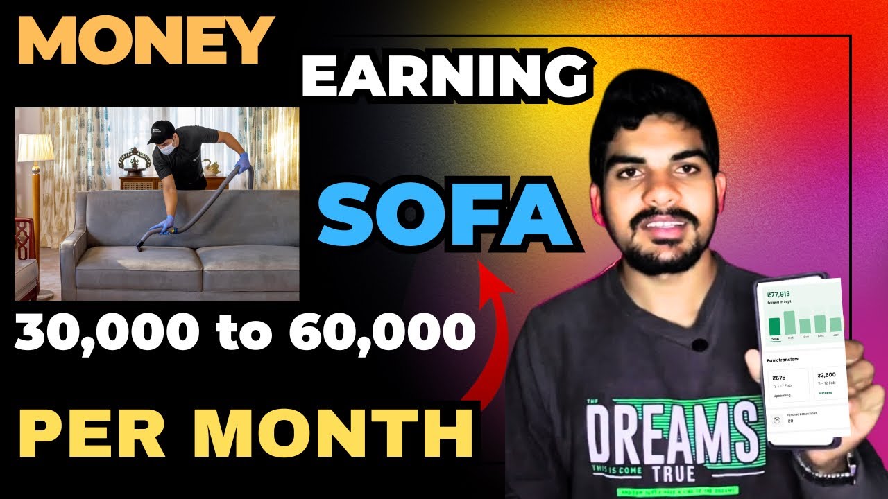 💰 Earn ₹60,000/Month from Sofa Cleaning Business | No Degree Needed!