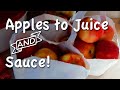 Making & Canning STEAMED APPLE JUICE and APPLE SAUCE at the Same Time!