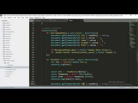 Nodejs - MySQL CRUD