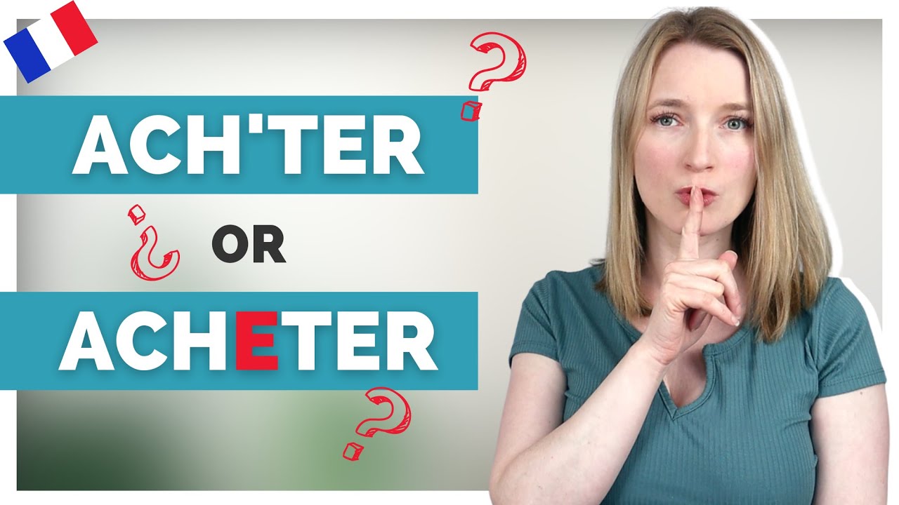 20 French Words Where The Middle E is Silent | French Pronunciation For Beginners - Intermediates