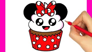 KAWAII EINHORN CUPCAKE MALEN - KAWAII BILDER - Kawaii Cupcake selber Malen
